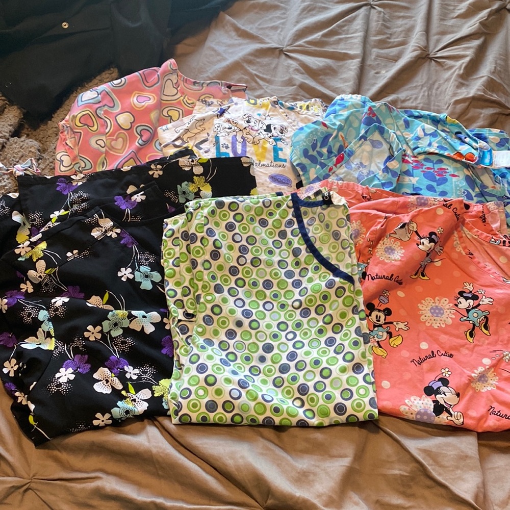 3xl woman’s scrub tops